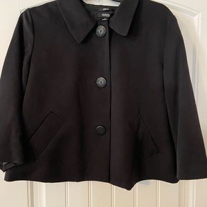Women’s Style & Co. Woman Stretch Brand Black Long Sleeve Flared Short Blazer18W